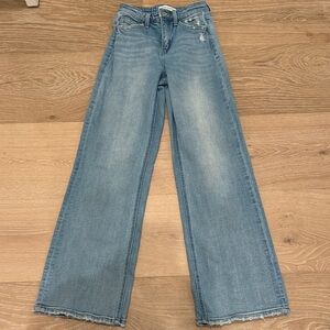 Flying Monkey Light Blue Wide-Leg Jeans Size 23 30” inseam